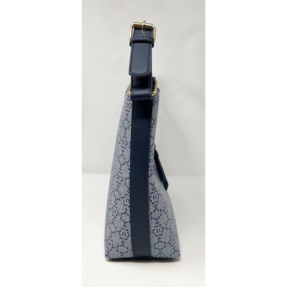 Nanette Lepore Blue/Navy Vegan Leather Short Shoulder Purse/Bag, GREAT CONDITION - Picture 4 of 13